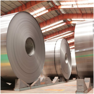 Ligne de production de tôles d'acier avec revêtement coloré