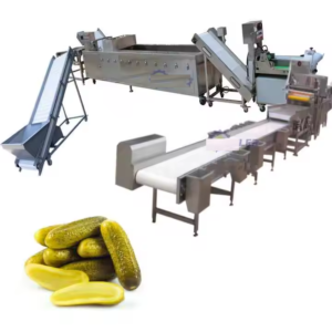 Ligne de production de légumes en conserve