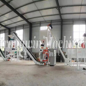 Production de granulés pour l'alimentation des poulets