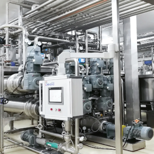 Ligne de production d'aliments en conserve pour animaux de compagnie