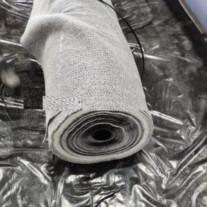 Ligne de production de lamination de géomembranes d'argile